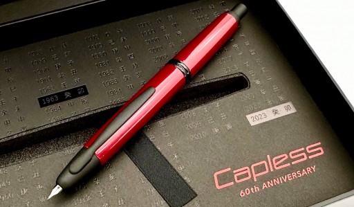 PILOT CAPLESS 60th Anniversary RED 万年筆 Pilot Capless 2023 Limited Edition Fountain Pen - 60th